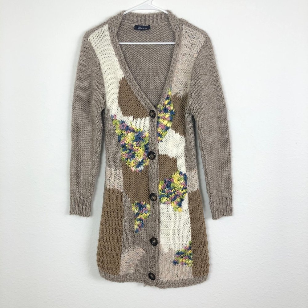 Wish Knit Wool Blend Sweater Size L